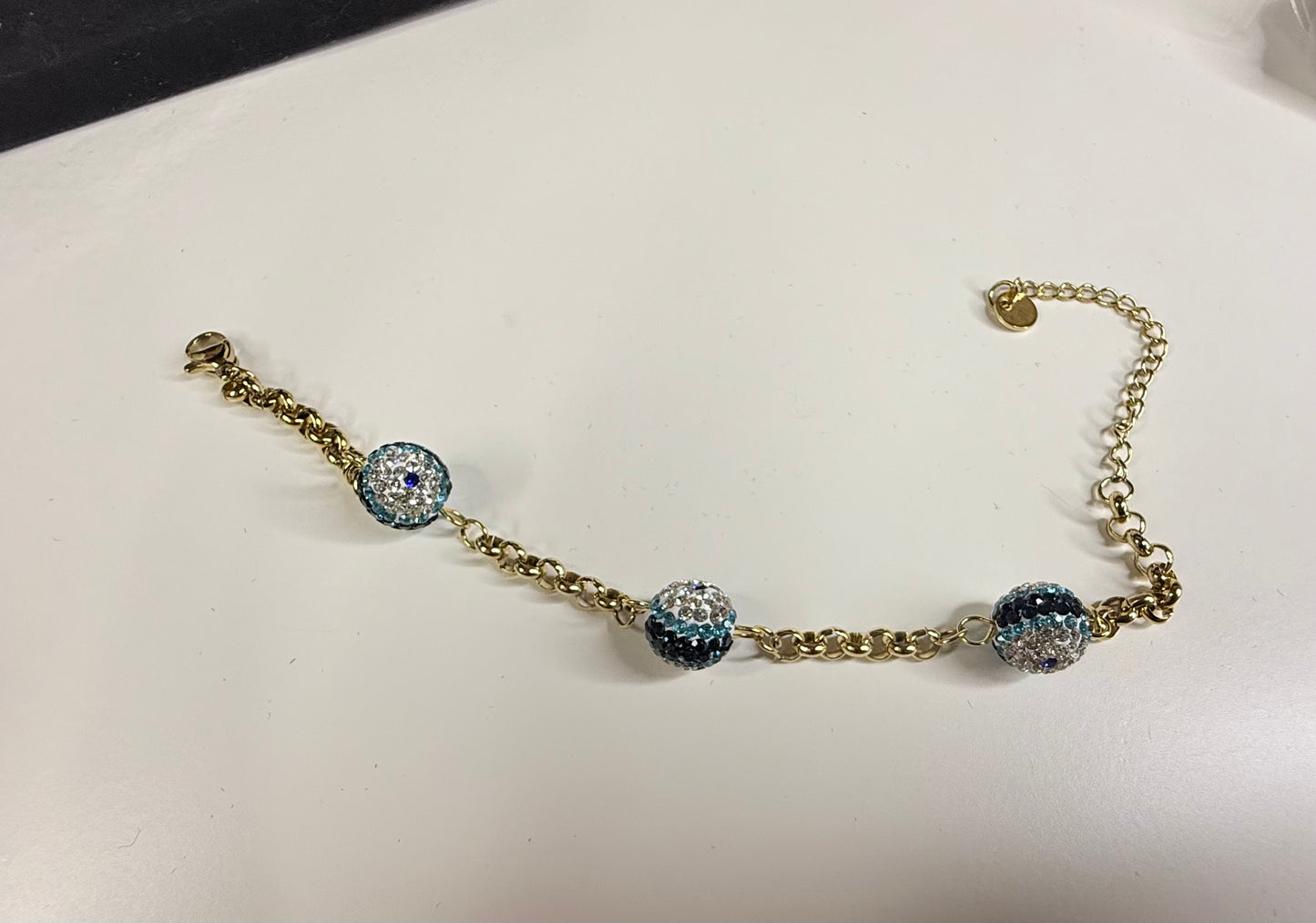 Nazar Bracelet With Sparkling Crystals