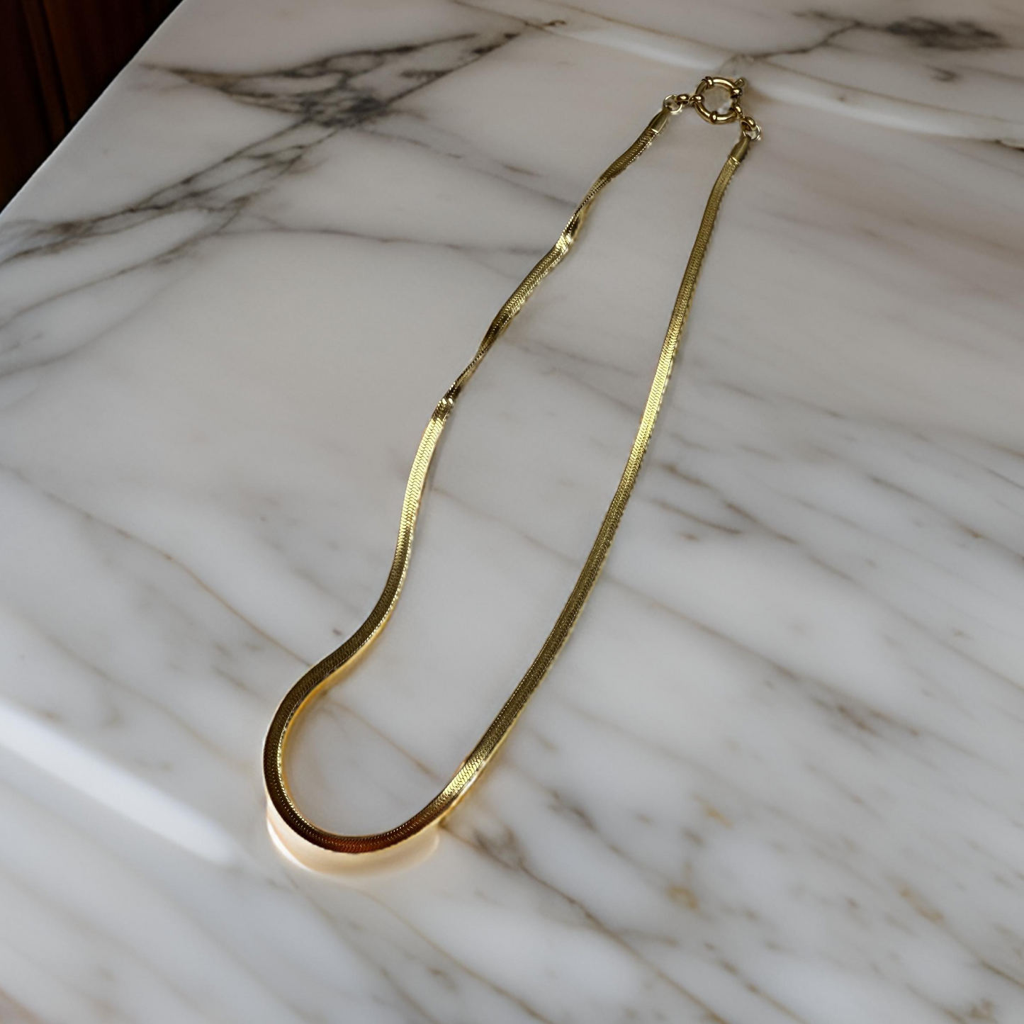 Gold Style Snake Design