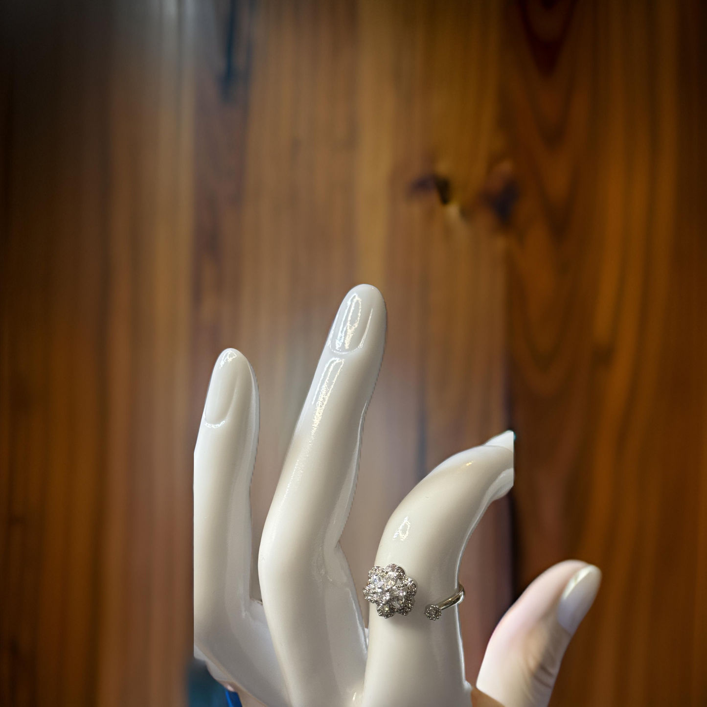 Floral Stone ring