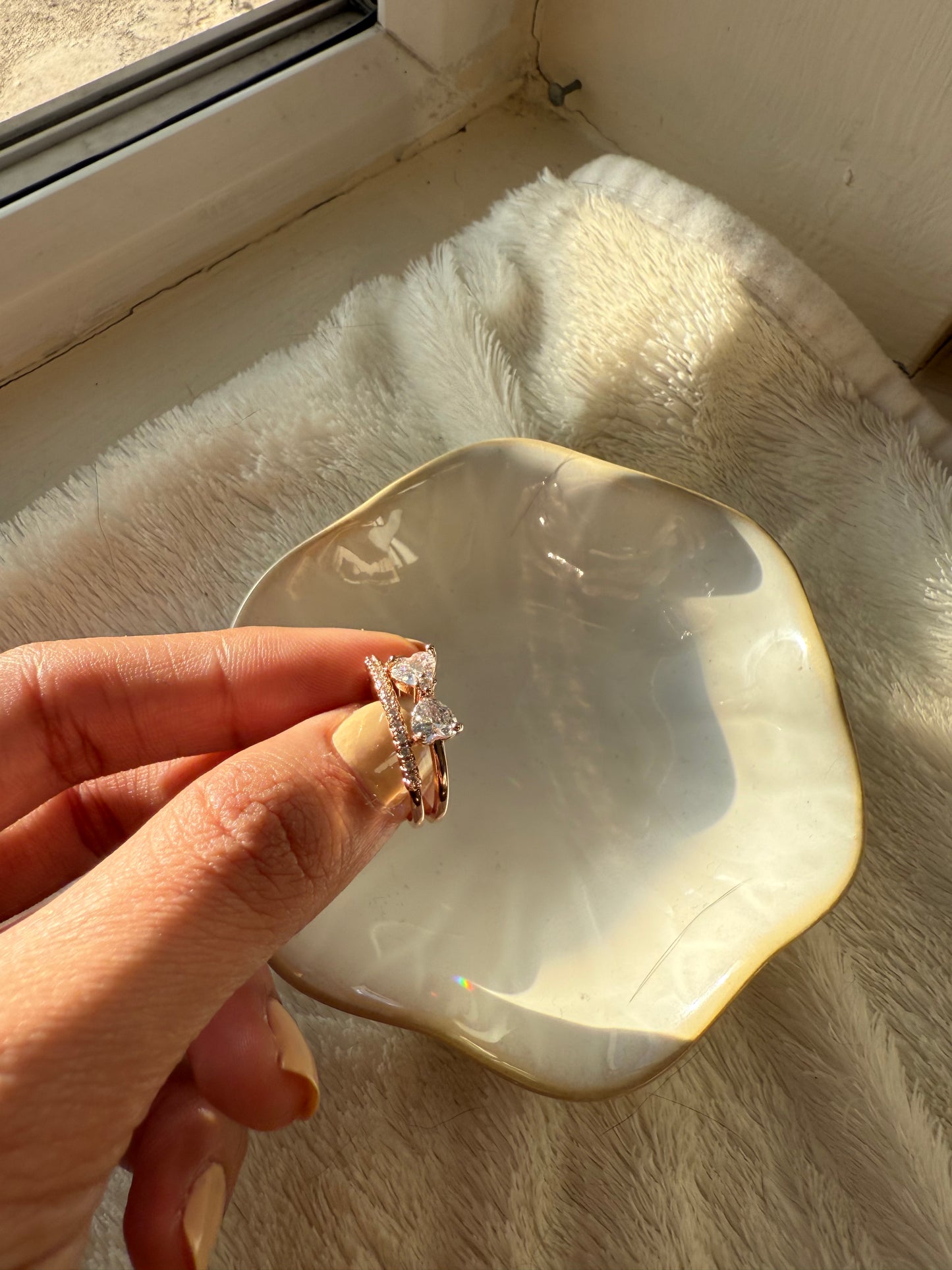 Bow band ring Adjustable