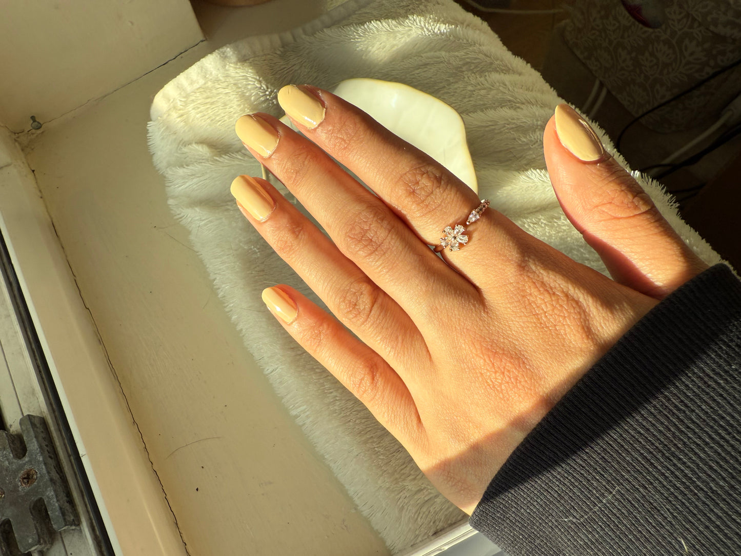 Adjustable Flower Ring