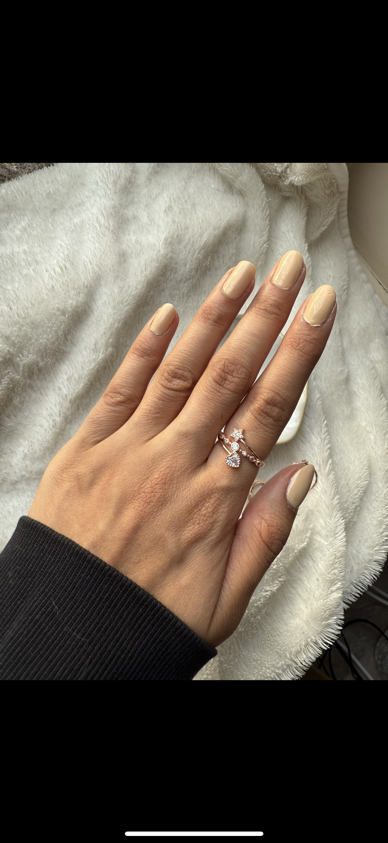 Beautiful Rose Gold Adjustable ring