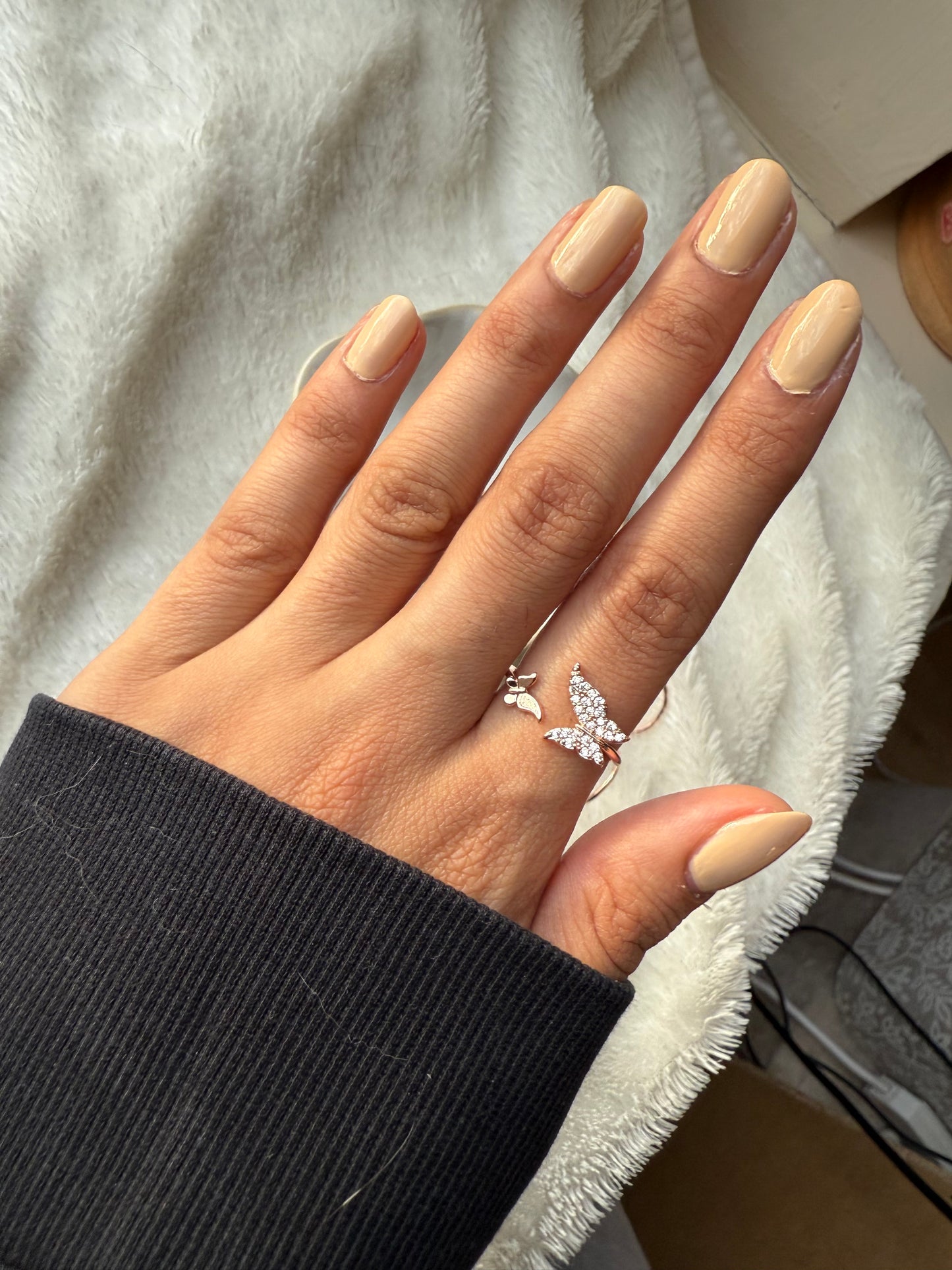 Butterfly Adjustable Rings